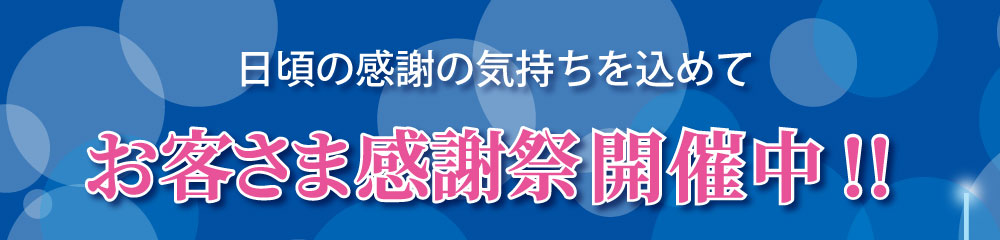 お客様感謝祭